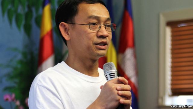 Mr. Chau Serey, Vice President of the Khmers ‪‎Kampuchea Krom ‬Federation in the United States. (Courtesy of Prey Nokor News)